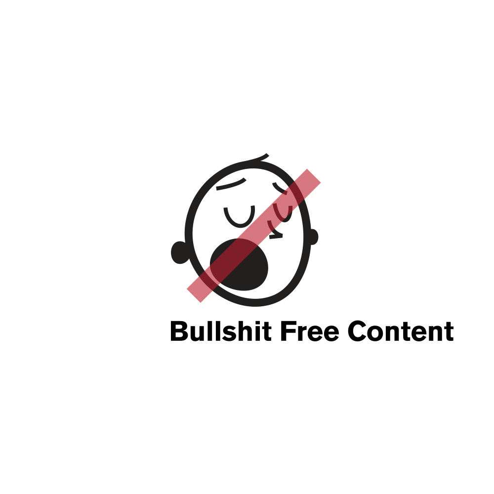 Bullshit Free Content, por ernesto alegre